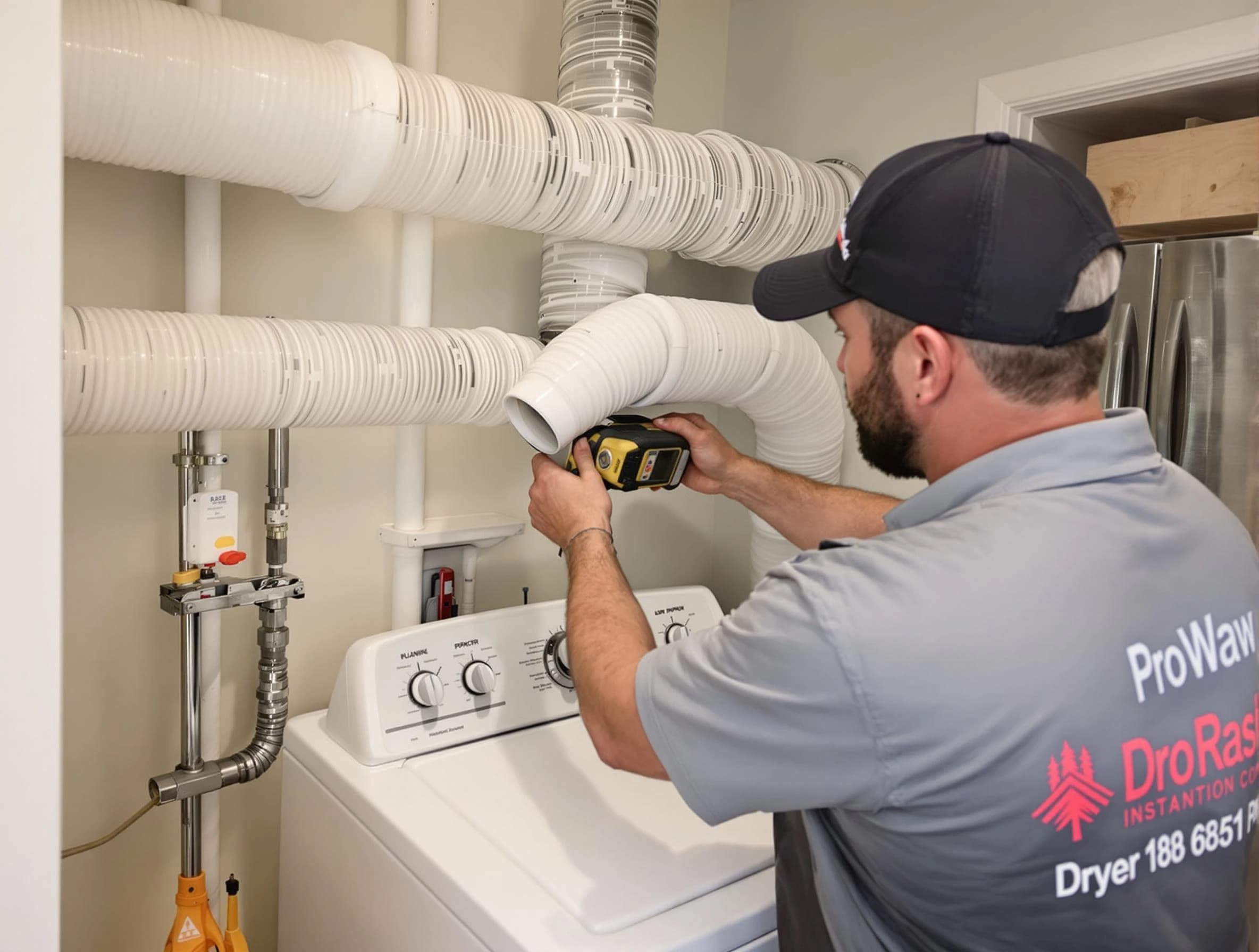 Professional dryer vent hose installation by Broomfield Dryer Vent Cleaning in Broomfield