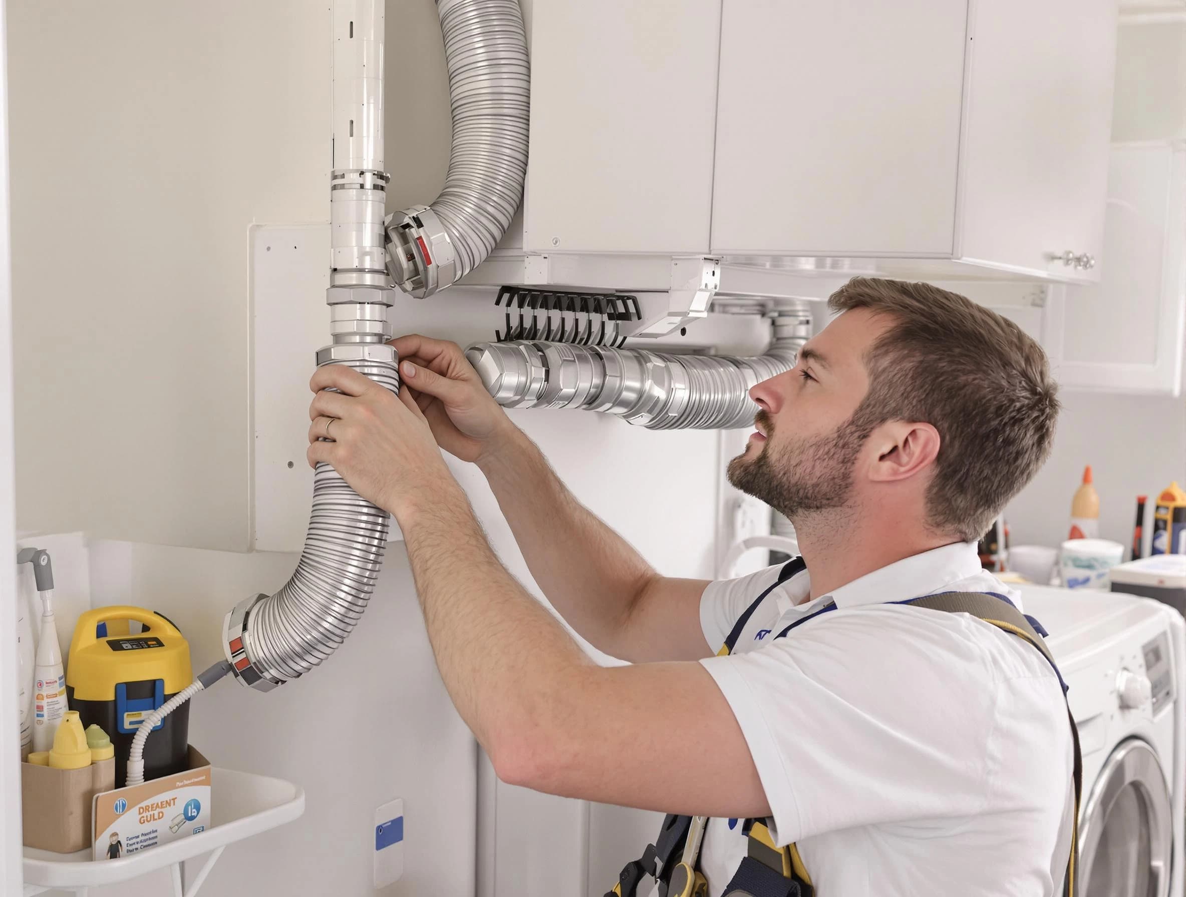 Professional dryer vent repair and installation by Broomfield Dryer Vent Cleaning in Broomfield